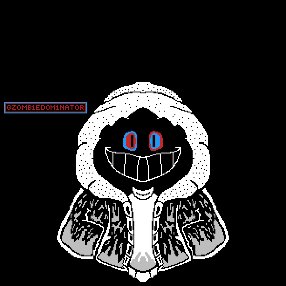 Sans Sprite  Pixel art, Undertale pixel art, Pixel art maker