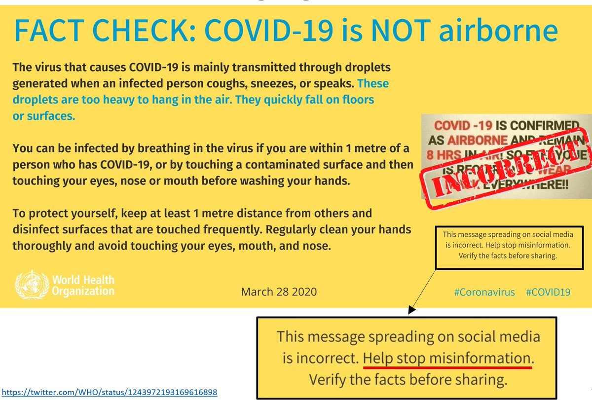 Amazing to see top <a href="/WHO/">World Health Organization (WHO)</a> officials on full denial of a year of denying that COVID is airborne. 

Yes, you denied it. Recommended wrong PPE for HCW. Recommended ventilation only in Nov., not explained WHY until now. 

And now you are gaslighting us again, trying to rewrite history.