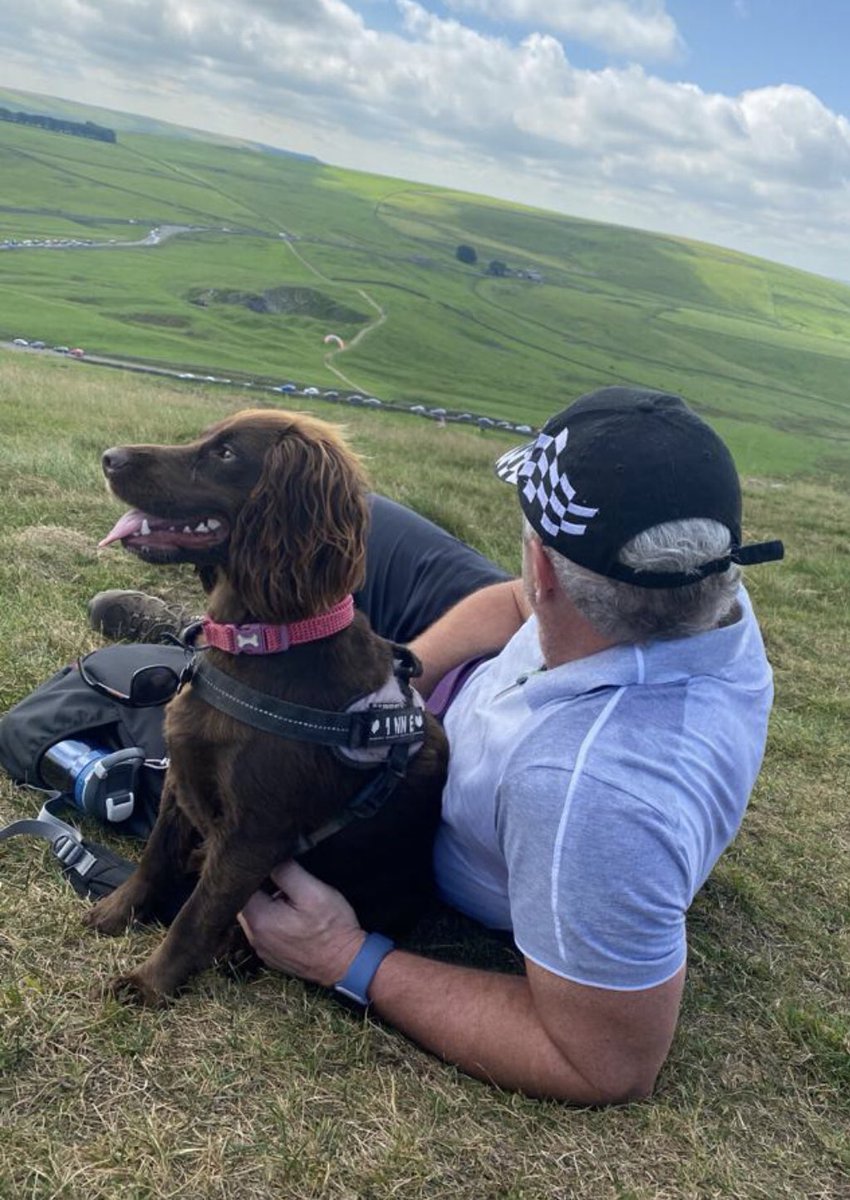FoxandBark's tweet photo. ‘Dogs are our link to paradise. 
They don’t know evil or jealousy or discontent. 
To sit with a dog on a hillside is to be back in Eden, where doing nothing was not boring - It was peace’
Milan Kundera 

Hope you’re all having a lovely #BankHolidayWeekend Frens. https://t.co/gSaVjjSOQO
