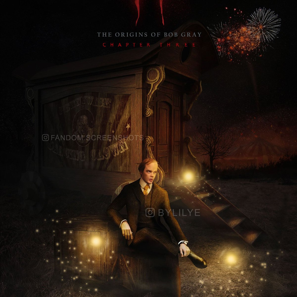 jemzprofit's tweet image. How about an Origin story of #PennyWise for IT: Chapter 3? Like in the 1800s before he became IT, like the carnival painting with daughter and the guy from the  scene in Chapter 2. Maybe even put in the baby eating scene I heard was cut. #ITChapter3

@wbpictures