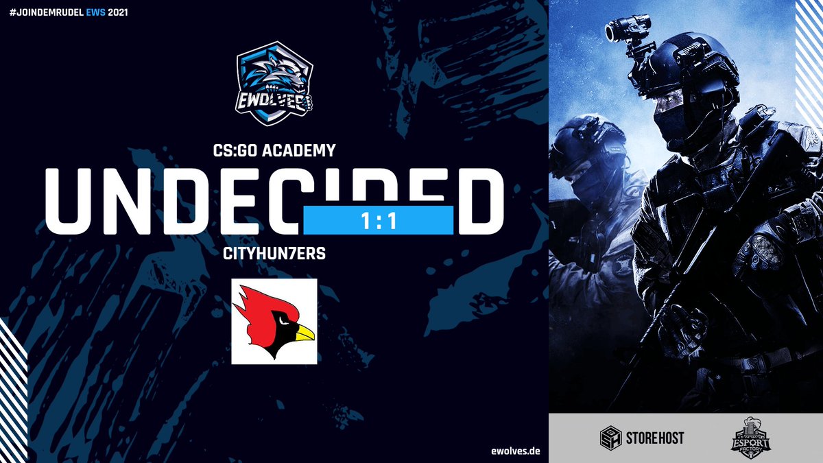 eWolves (@ewolvesde) on Twitter photo Die Kings der Unentschieden sind wieder da 😎
Am sechsten Spieltag der <a href="/99DAMAGEde/">99Damage</a> Kalibrierungsphase trennen wir uns als Underdog mit einem 1:1 von "Cityhun7ers" und können somit sehr zufrieden sein 🔥⚔️
GGWP! 
#eWolves #EWSDRAW #99liga Die Kings der Unentschieden sind wieder da 😎
Am sechsten Spieltag der <a href="/99DAMAGEde/">99Damage</a> Kalibrierungsphase trennen wir uns als Underdog mit einem 1:1 von "Cityhun7ers" und können somit sehr zufrieden sein 🔥⚔️
GGWP! 
#eWolves #EWSDRAW #99liga