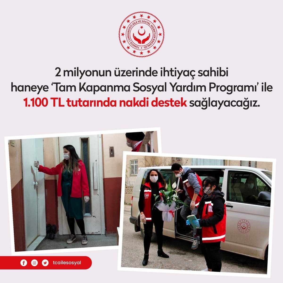 #HepBeraberBaşaracağız 
<a href="/tcailesosyal/">T.C. Aile ve Sosyal Hizmetler Bakanlığı</a> <a href="/deryayanikashb/">Derya Yanık</a>