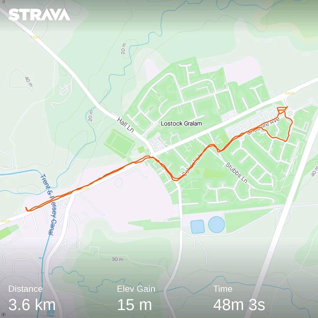 Check out my activity on Strava: 2nd walk done for cancer 😃 strava.app.link/t8KWiVEhWfb