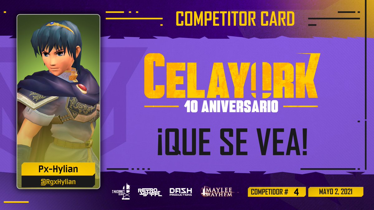 RetroShffl's tweet photo. @RgxHylian te vemos a las 5:00pm CST en Celayork Fest: 10 Aniversario #Celayork #RetroSHFFL https://t.co/NWZOB31mGu https://t.co/wez29sZj0N