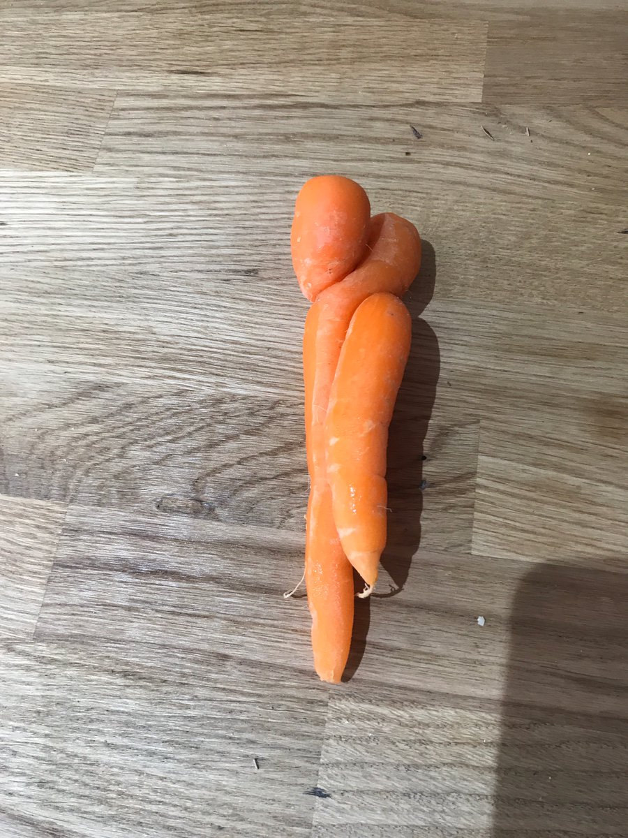 #kevinthecarrot and #katiethecarrot In real life <a href="/AldiUK/">Aldi Stores UK</a> Felt like a shame to eat them but they went down Romeo and Juliette style. United in their Sunday Roast end.