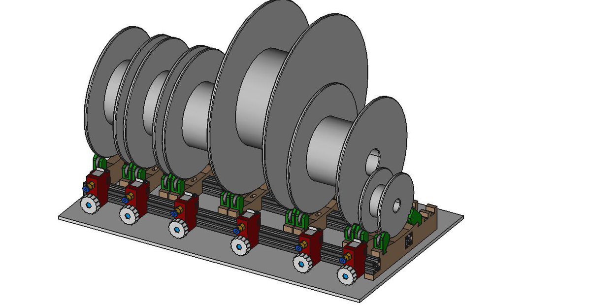 maurinoweb's tweet photo. Another week or so and everyone will be able to download and print MakeRoll 1.0.2 complete with documentation!
There will also be a new #MakeRoll video assembled with #FreeCAD, #Assembly4 #asm4 and spreadsheet.
@FreeCADNews @Prusa3D @RichRap3D @E3DOnline @toms3dp
@Duet3D #RepRap https://t.co/dHXsyyylSq