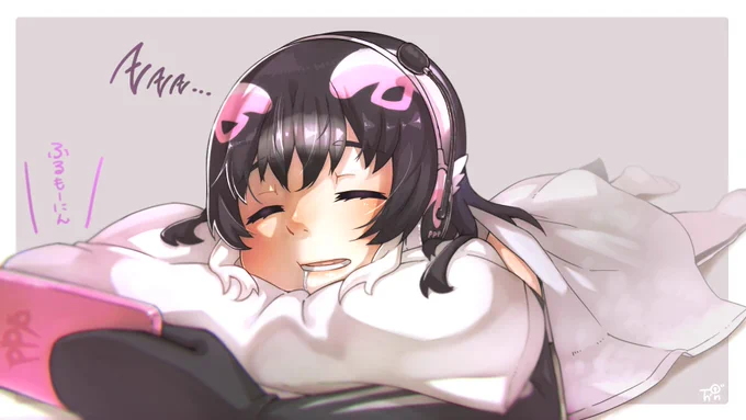 フルルの配信中に寝落ちするケープちゃん

#けーぷあーと 
#ケープペンギンちゃんねる 
#けものフレンズ 