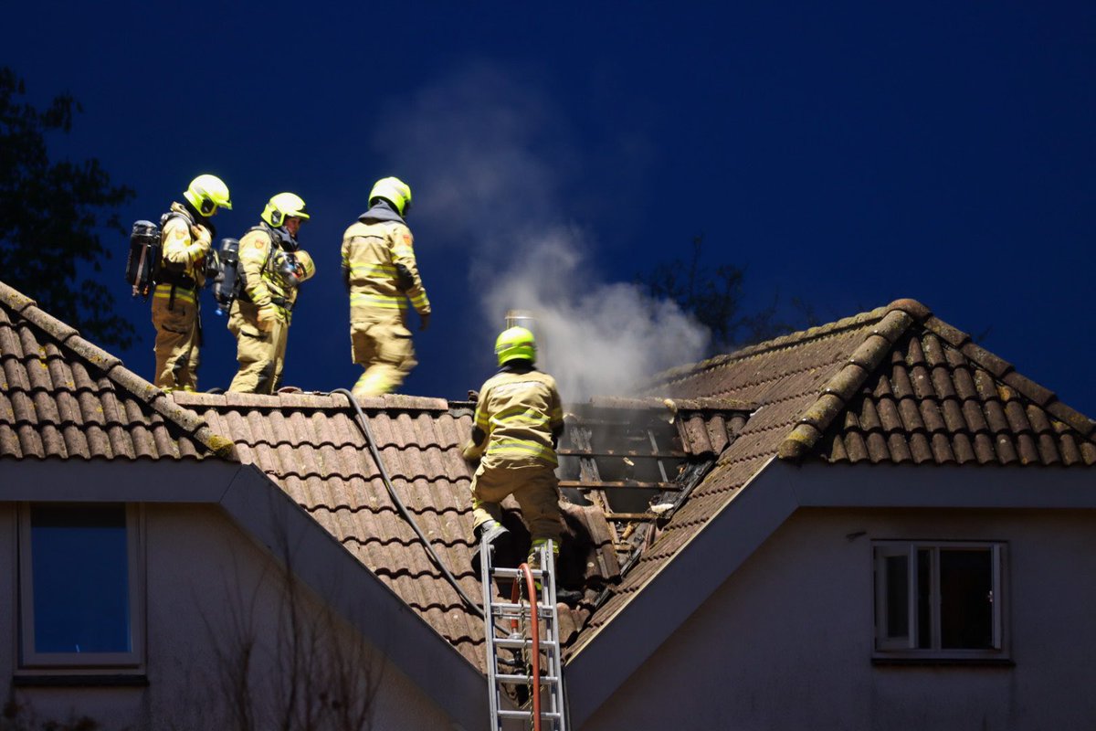 Melding middelbrand Werftweg Wekerom