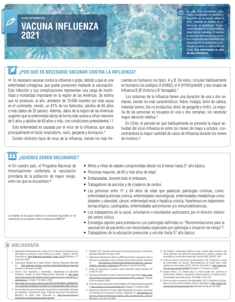 Instituto de Salud Pública de Chile tweet media