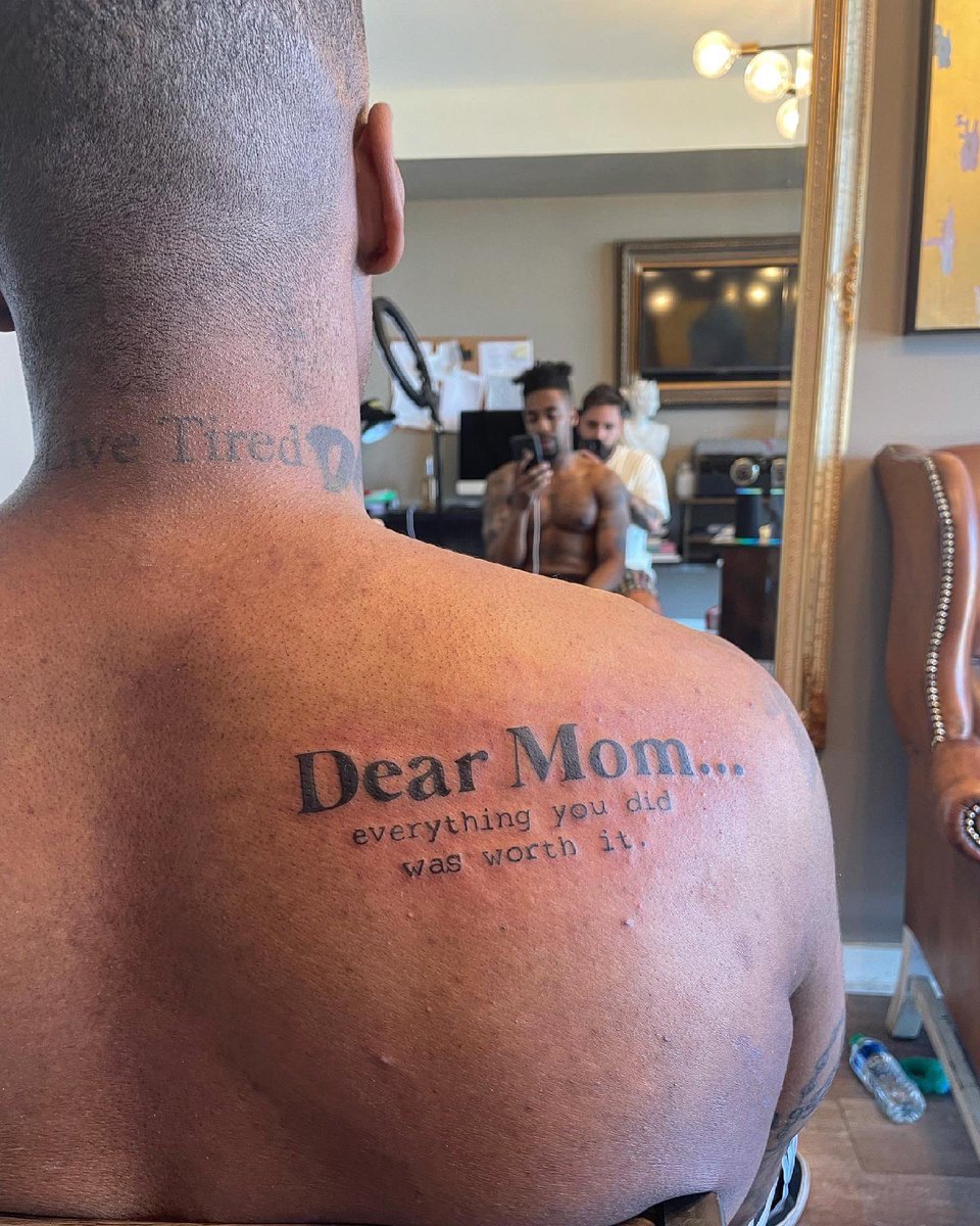 Dax on X: "[NEW TATTOO] “Dear Mom...” This is more than a song. It's a poem. A letter from every child that's ever existed. Words that I know billions of human beings