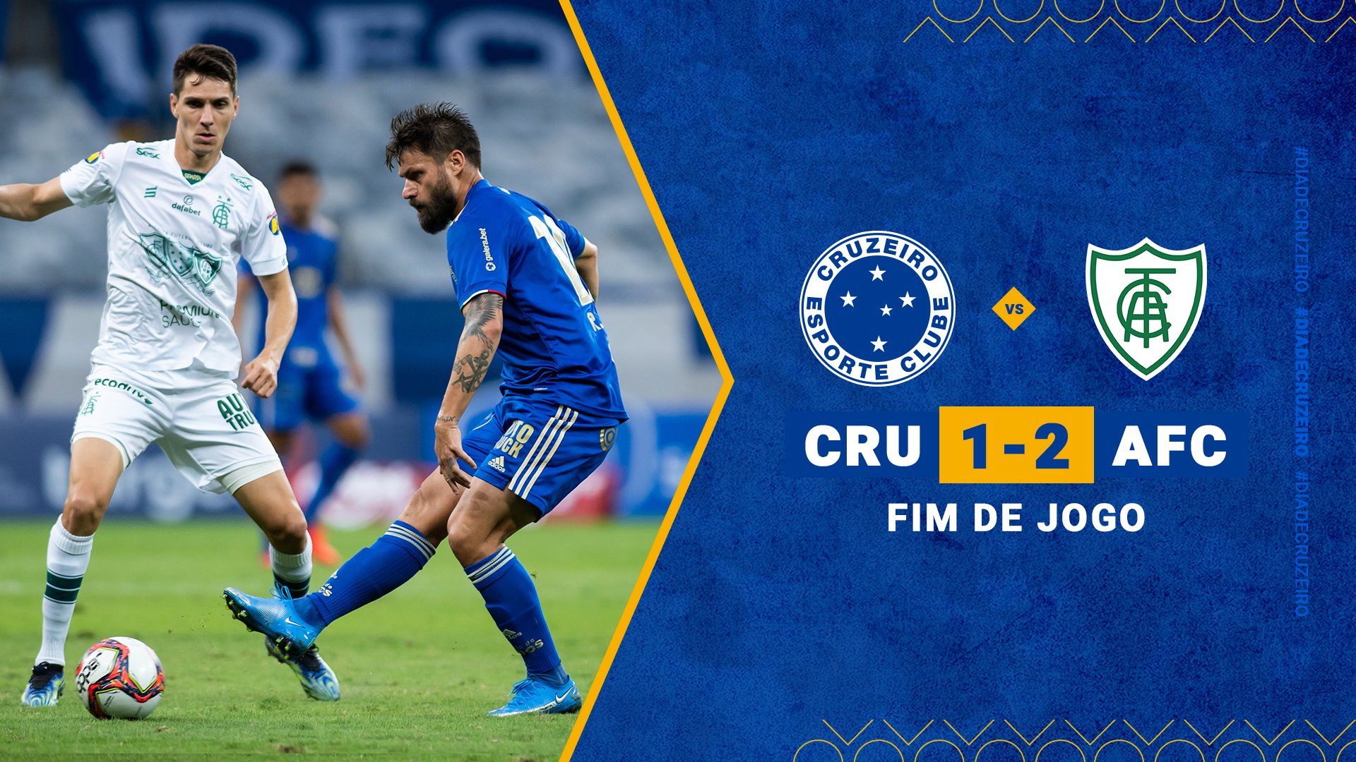 Cruzeiro Esporte Clube - 1T, 0' - Bola em jogo! ⚽️ VAMOS, CRUZEIRO! 🦊💙  #CRUxOFEC, 0x0 #DiaDeCruzeiro #CruzeiroCentenario 📺 Ao vivo:  bit.ly/Live-CRUxOFEC