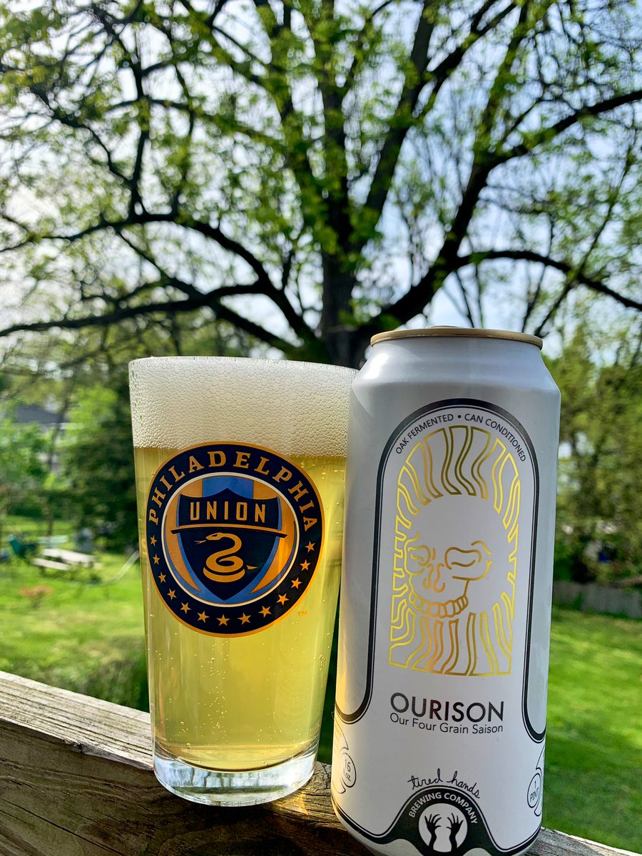 Essau1969's tweet photo. A nice 3-1 win for the boys today! โฝ๏ธ #FcEuropa Time for one of my favs #Ourison @tiredhandsbeer 4 grain #Saison #Funky #Tasty #BeerMe #Beeroclock #SundayFunday Cheers https://t.co/eMGXCv1G0H