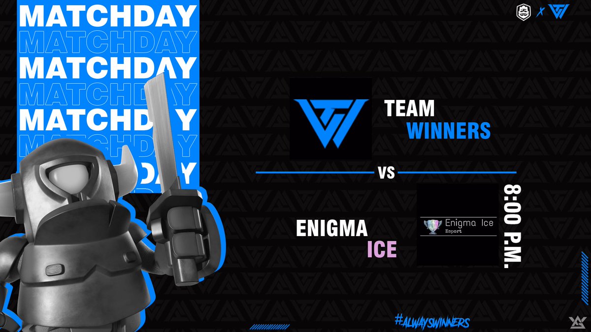 MATCH DAY! | #TW 

Buscamos iniciar con el pie derecho. 
👊🏻

🏆 @HuntersLeagueGG 
🕗 8:00 P.M. 🇵🇦 
🆚 @enigma_ice 

#AlwaysWinners💙