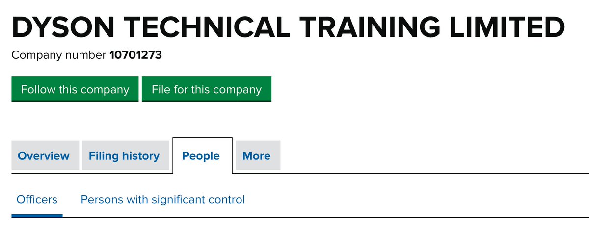 But Jo Johnson wouldn& #39;t be out of work for long. After standing down as an MP in the December 2019 election, he waits just a couple of months before taking a cushy job as non-executive director at... the Dyson Institute! https://find-and-update.company-information.service.gov.uk/company/1...