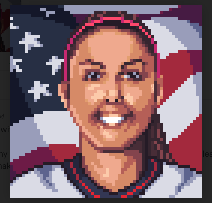 CryptOlympians's tweet photo. #CryptOlympian #2 @alexmorgan13 available for .01 ETH.
@USWNT gold medal winning #Olympian in 2012 #Olympics! π₯
Cryptolympian rarity level: common.
https://t.co/TzDxhNAnWz
#alexmorgan #womenssoccer #nft #cryptopunks #nftart #nftcollector #NFTdrops #nfts https://t.co/1VSug61hhi