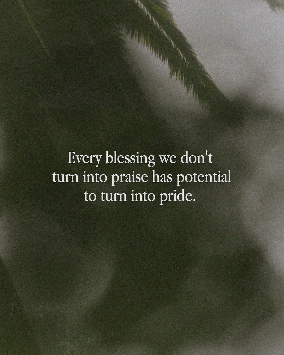 Pride is about my glory. Humility is about God’s glory.