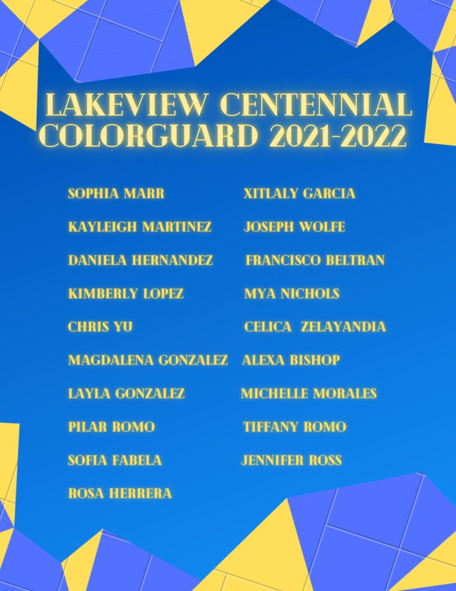 Congratulations to our 2021-2022 LC Colorguard!💛💙
#WeAreLC #excitedforthefuture