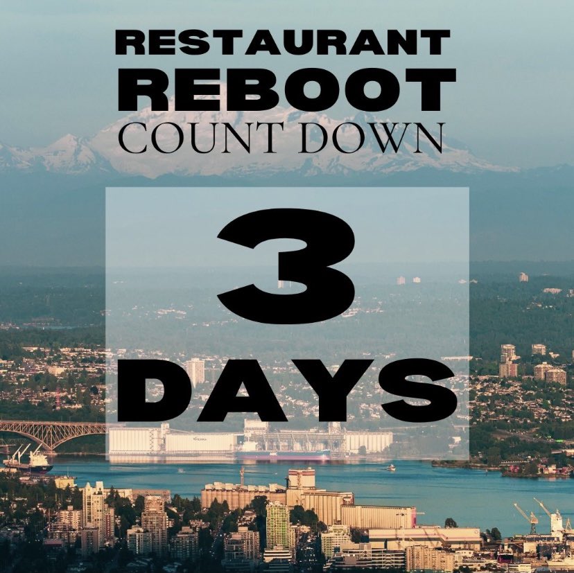 THREE MORE DAYS until we announce the first 5 Restaurant Reboot grant recipients! Each restaurant will receive a grant worth up to $5000💰 We are excited to help make a difference in our community!

#RestaurantReboot #supportlocal #supportsmallbusiness #pnwrestaurant