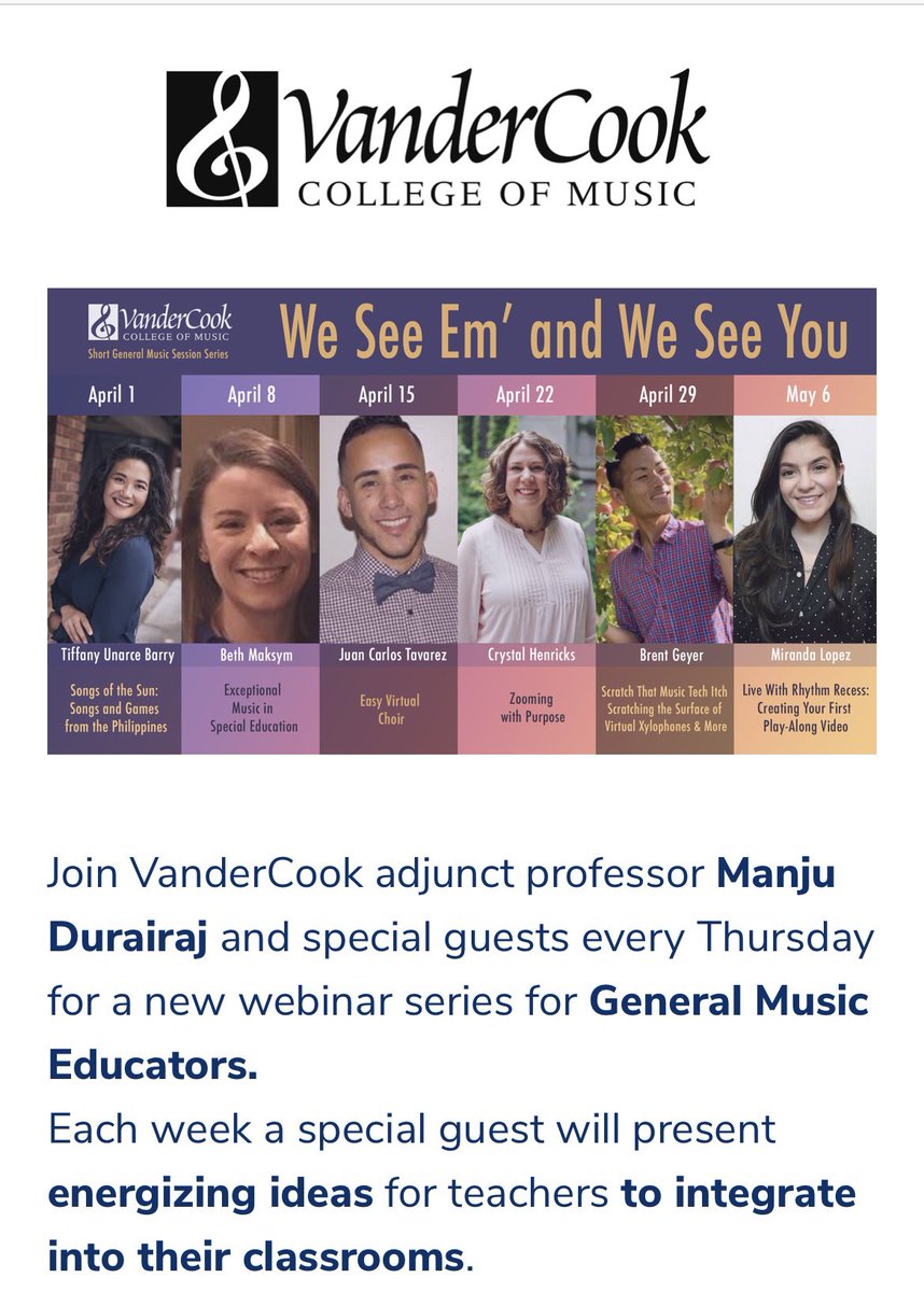 Manju Durairaj (@manjuorff) on Twitter photo 6 May 2021 Free Webinar. Create Play-Alongs with Niki Lopez of Rhythm Recess <a href="/VanderCook/">VanderCook</a> <a href="/VanderCookMECA/">VanderCook MECA</a> share.hsforms.com/1go5fwdIsSiy3E… 6 May 2021 Free Webinar. Create Play-Alongs with Niki Lopez of Rhythm Recess <a href="/VanderCook/">VanderCook</a> <a href="/VanderCookMECA/">VanderCook MECA</a> share.hsforms.com/1go5fwdIsSiy3E…