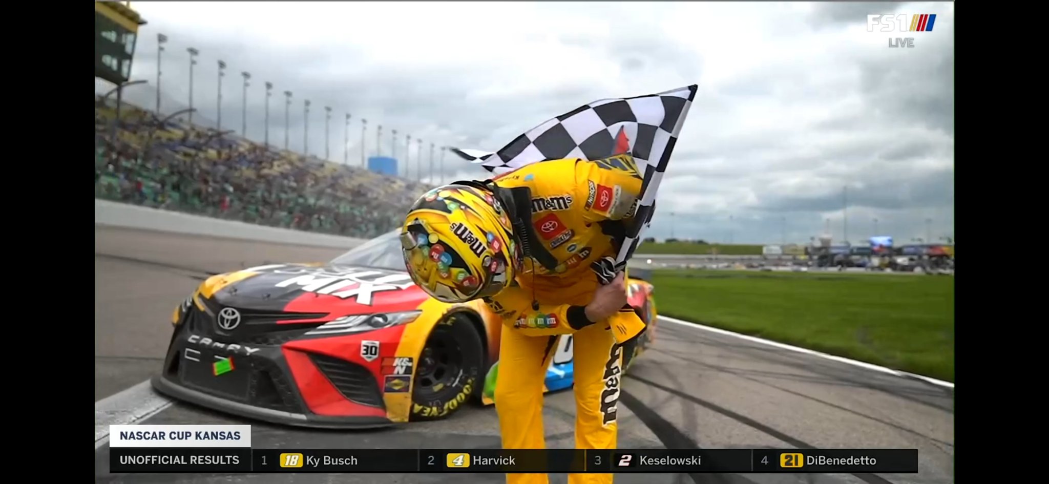 Let\s go ! M&Ms >>>>
Happy birthday Kyle Busch 
