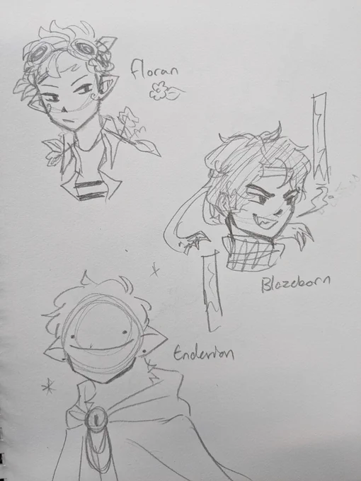 feral boys in origins sketches might draw it digitally another day 