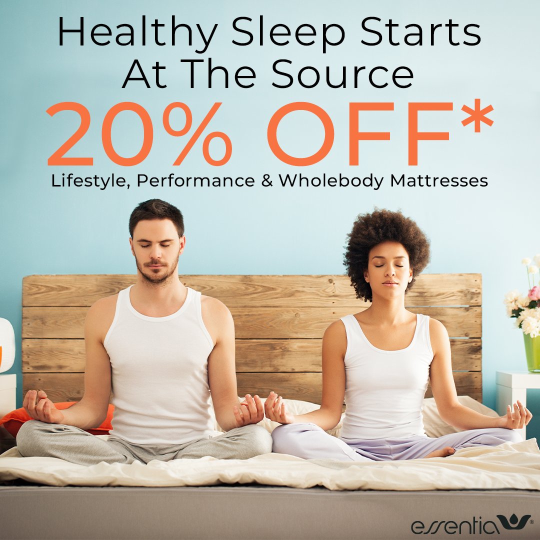 Take your sleep to #NextLevelSleep and save 20% off. Enjoy benefits of #WholeBodyComfort #ProperPosture #AllergyFriendly #CleanAirEnvironment #TemperatureControl . Call or visit our Showroom at 2144 West 4th Ave 604-738-0321.   available online to chat at myessentia.ca