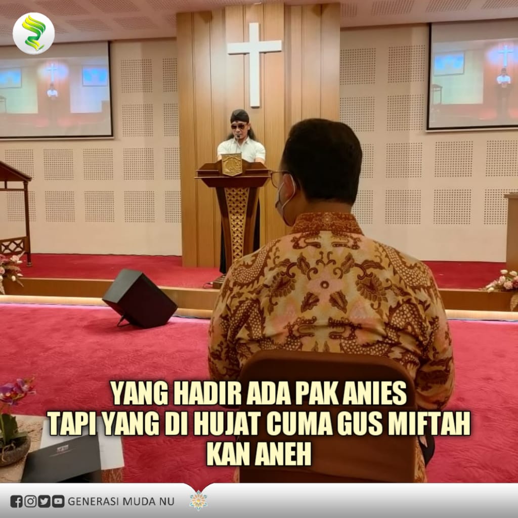 majelisnu's tweet photo. Disaat bersamaan ada Pak @aniesbaswedan yang juga hadir dalam acara tersebut, tapi yang dihujat cuma Gus @gusmiftah_. Ini kan aneh, padahal Gus Miftah Hadir sebagai tamu kehormatan mewakili dari Agama Islam, dan Pidatonya juga ttg Orasi Kebangsaan, bkn ceramah ttg Rukun Islam. https://t.co/kb2uenceFE