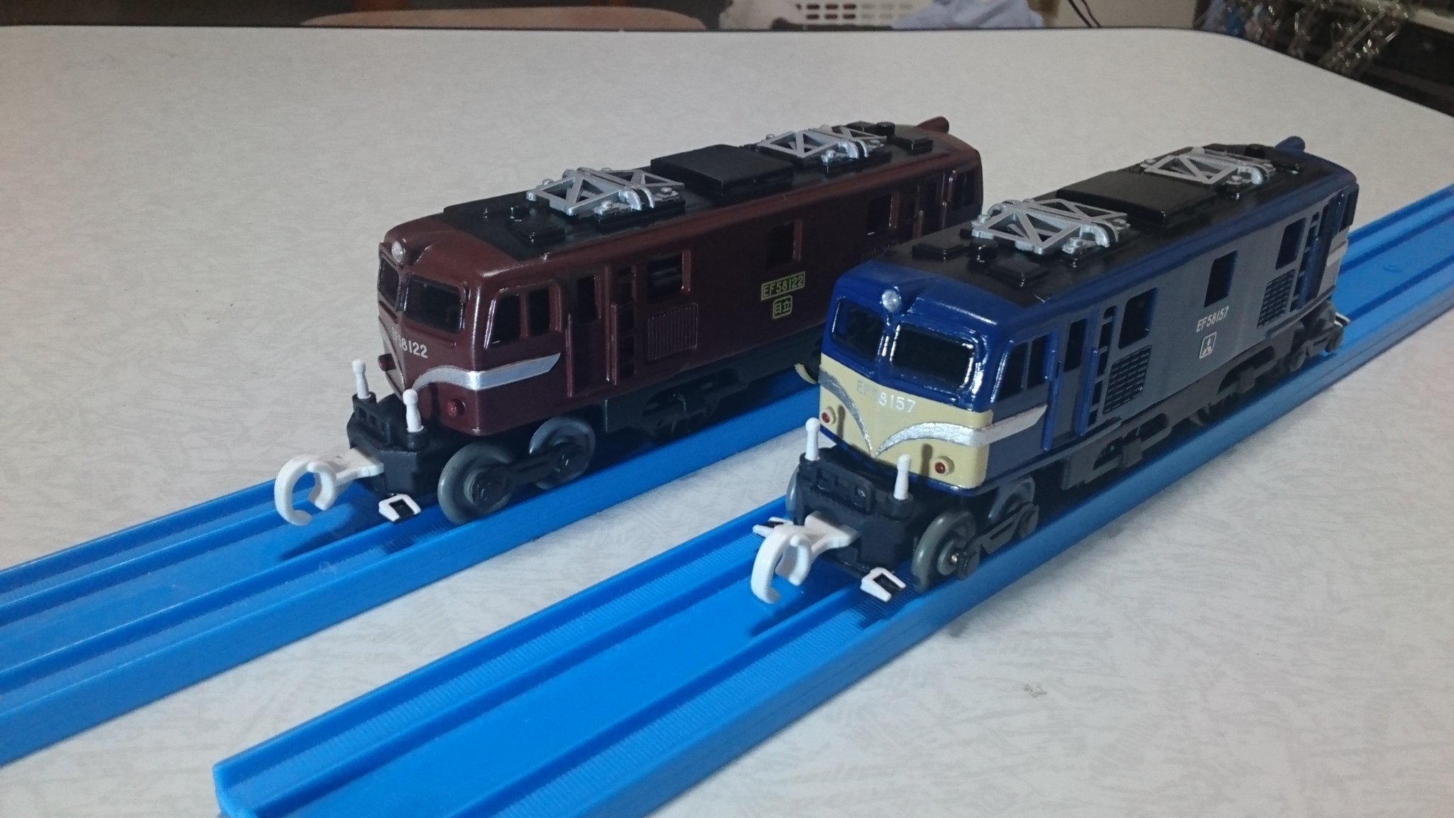ｵﾛnine 改造プラレール30 Ef58 Ver 2 0 プラレールのef58を大幅にリフォームして より実感的な姿に仕上げました プラレール T Co Grbzkubimk Twitter