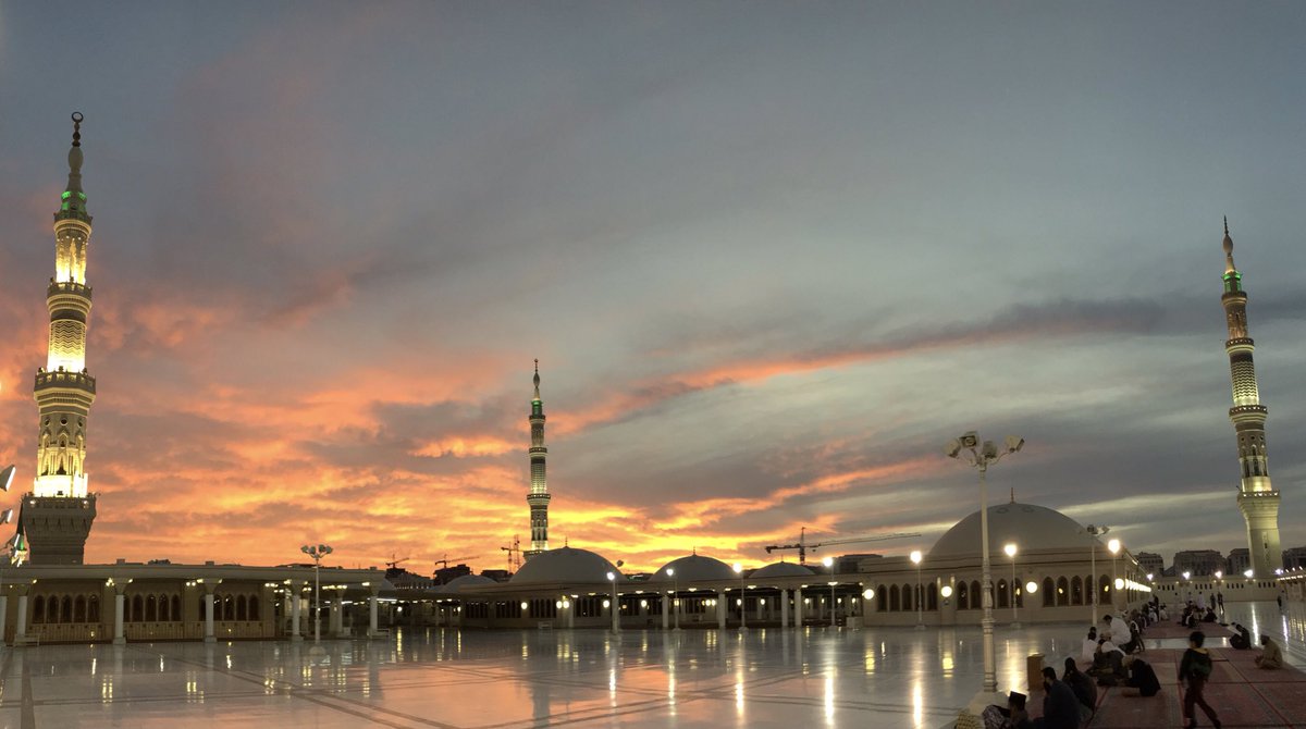 Sunset in Madinah