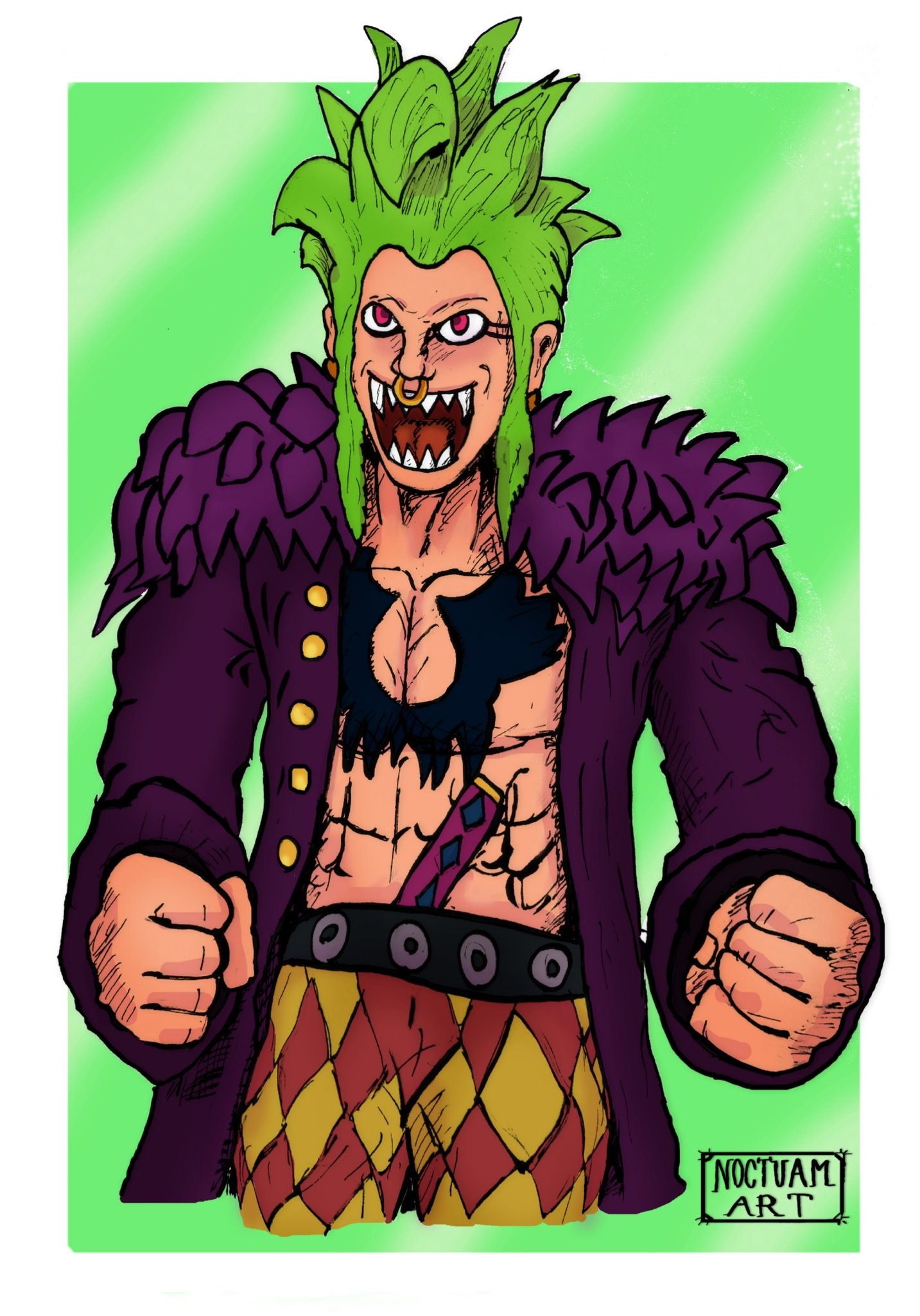 Noctuam Art Bartolomeo The Cannibal Dressrosa Has Some Of My Favorite Characters From One Piece Bartolomeo Is One Of Them バルトロメオ Bartolomeo Strawhatgrandfleet Dressrossa Fanart Onepiece イラスト好きな人と繋がりたい