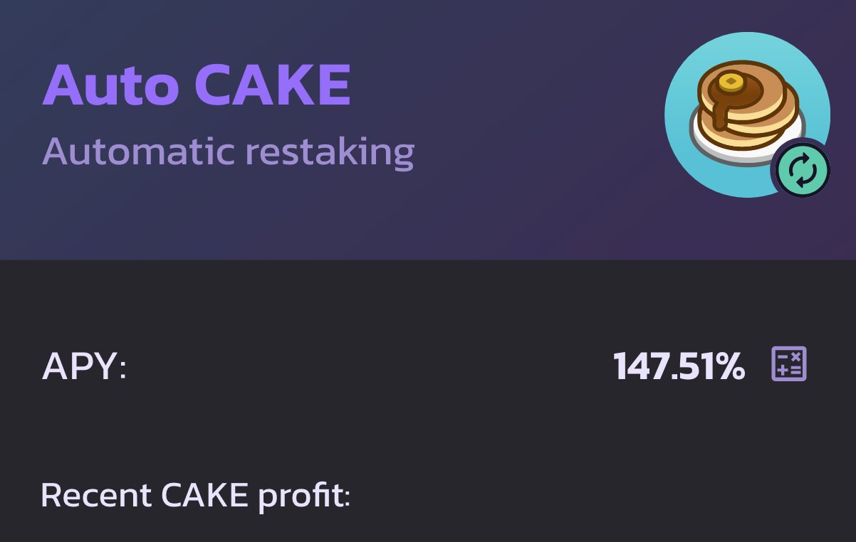 PancakeSwap 🥞 BSC on Twitter "The CAKE Syrup Pool