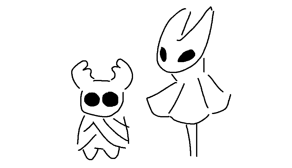 why would anyone wanna draw hollow knight characters hyper realistically they already look so perfect like this 