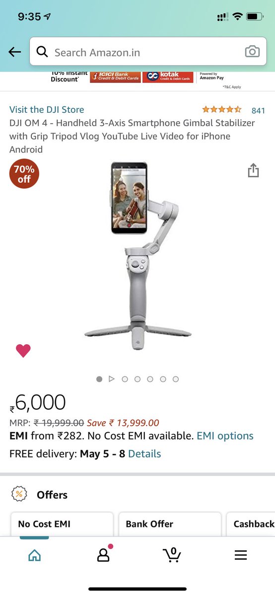 winkedpics's tweet image. @amazonIN what will I do of such discounts of I can add the items in the cart or even click BUY NOW? 
#discount #amazonexperience #Amazon #consumerservices #AmazonPrime #AmazonWishList