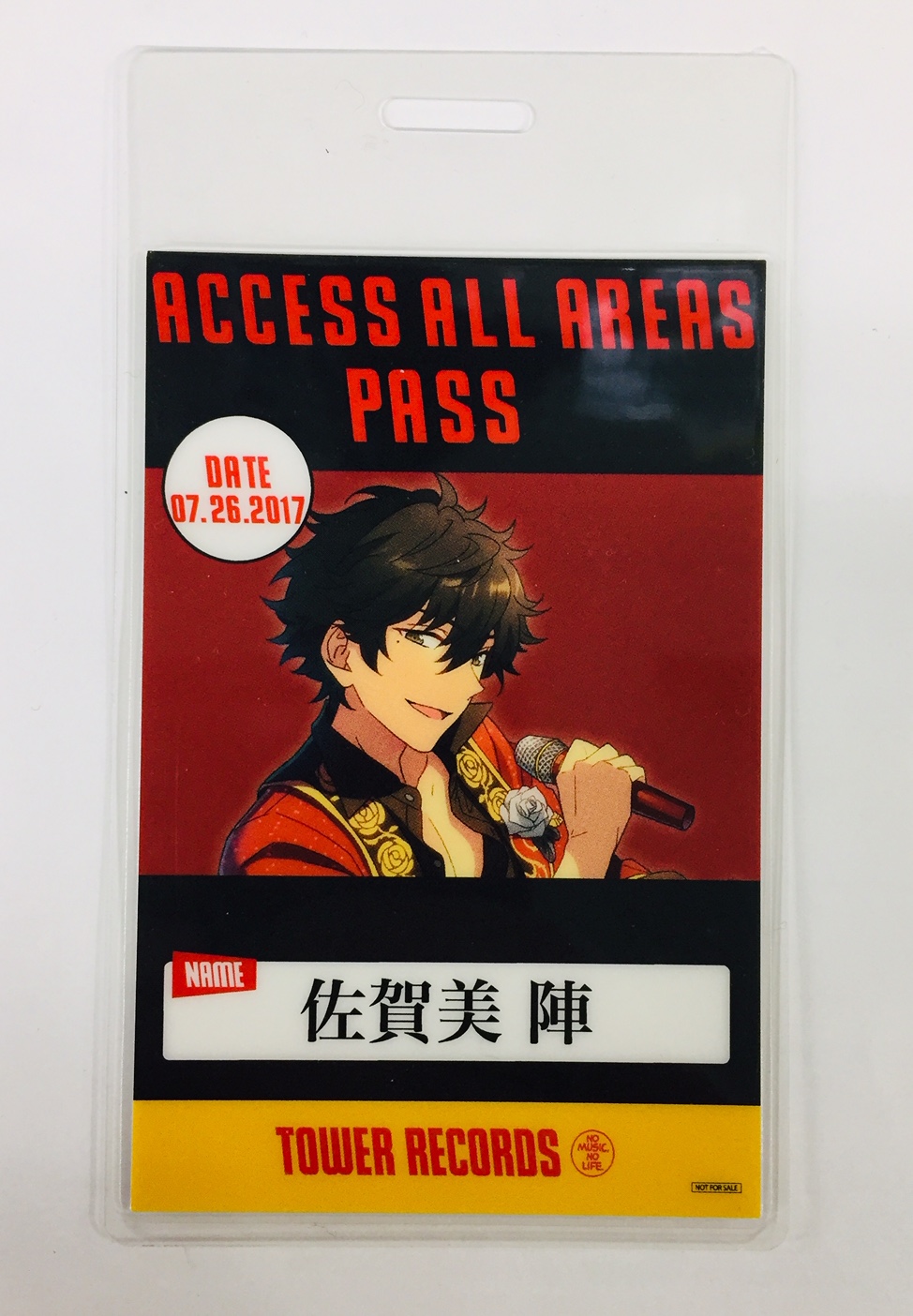あんスタ 巴日和 タワレコ特典 バックステージパス