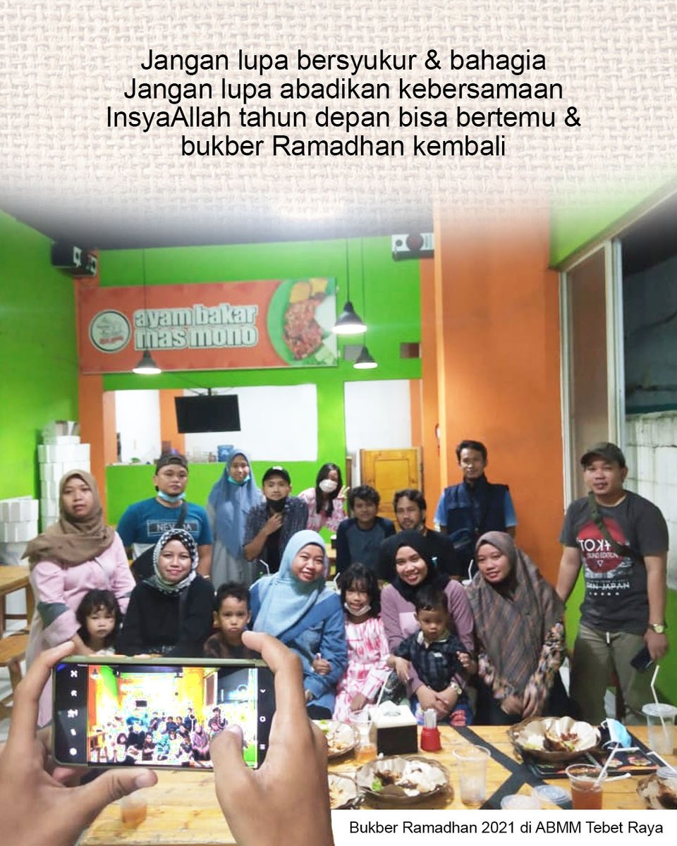 BERKAH DALAM KEBERSAMAAN

Terimakasih sudah memilih ABMM sebagai tempat berbagi momen kebersamaan 😊

Buat sahabat yang ingin bukber seru di ABMM, dipastikan booking tempat lebih dulu &amp; patuhi protokol kesehatan ya..