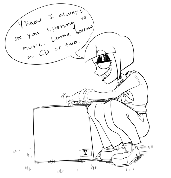 What your characters listen to is the only lore that matters 