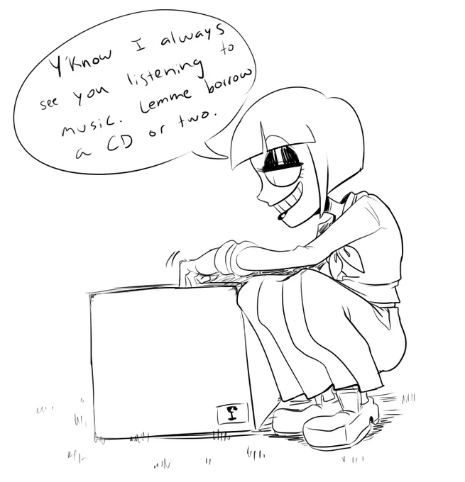 What your characters listen to is the only lore that matters 