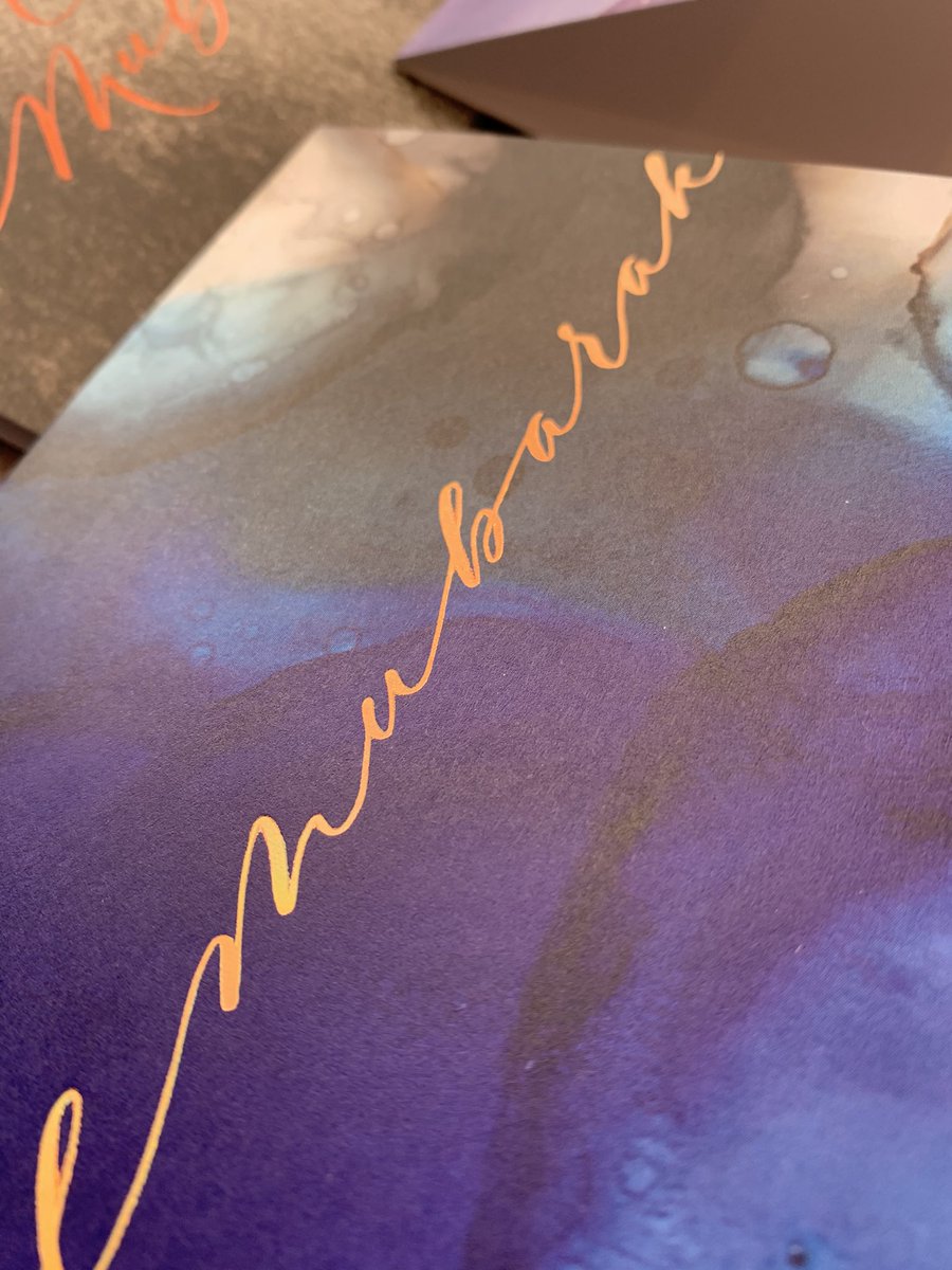 Beautiful and original calligraphy Eid Cards for sale instagram.com/p/COYFEHul5O9/…

#EID2021 #eidcards #london #moderncalligraphy #luxurystationery