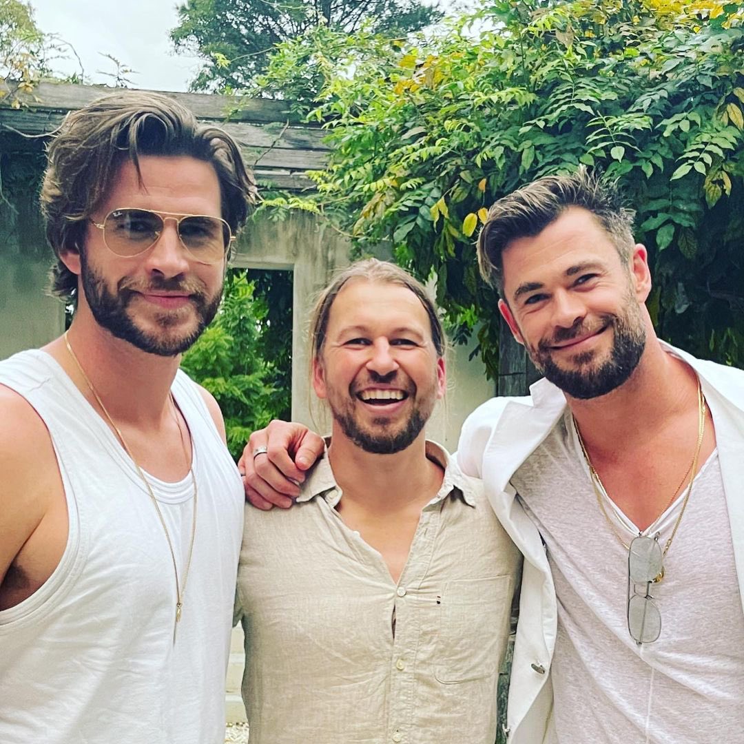 New. @LiamHemsworth with @chrishemsworth and Josh Teskey at the Mayday party this weekend in Byron Bay. 

“Unforgettable experience with family and friends listening to Josh Teskey sing. Love ya mate. @theteskeybrothers” - @LiamHemsworth