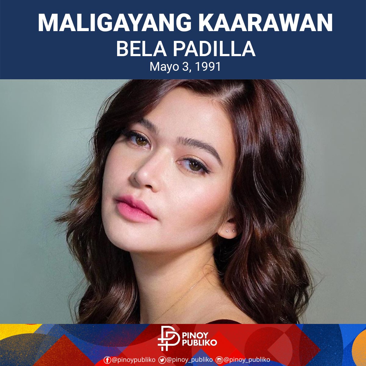 Happy Birthday to the beautiful movie actress

Bela Padilla!  