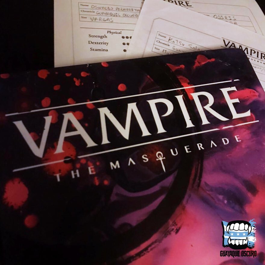 Del papel a lo digital. Dejando lo arcaico por la tecnología... así es Guayaquil Oscuro.

#GuayaquilOscuro #GuayaquilbyNight #vamily #v5 #vampirethemasquerade