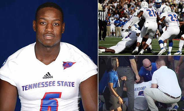 JonBurton32's tweet photo. From young college football player in his prime..to brain injury....to a coma...to rehab...to college graduate! The incredible story of former @TennStateFB player @SafemodeAB tonight on #SundaySportsCentral 10:20 CT @NC5 https://t.co/DGeqUmyOKY