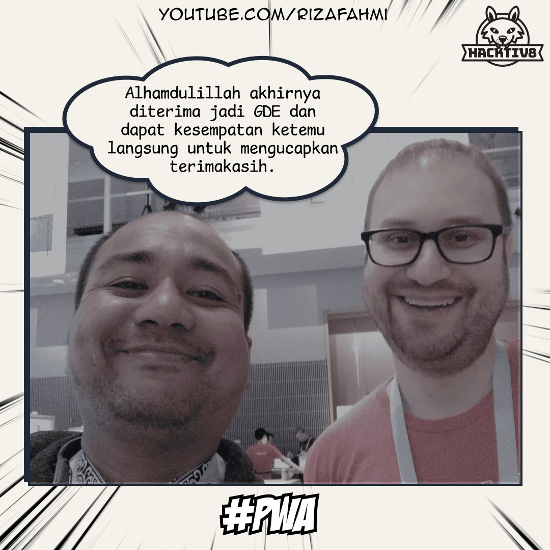 rizafahmi22's tweet image. Workbox.js adalah library untuk memudahkan kita dalam menggunakan #serviceworker sehingga menjadi lebih sederhana penggunaannya. Pembuatnya adalah Jeff Posnick, yang menginterview saya saat &apos;ujian masuk&apos; #googledevelopersexpert