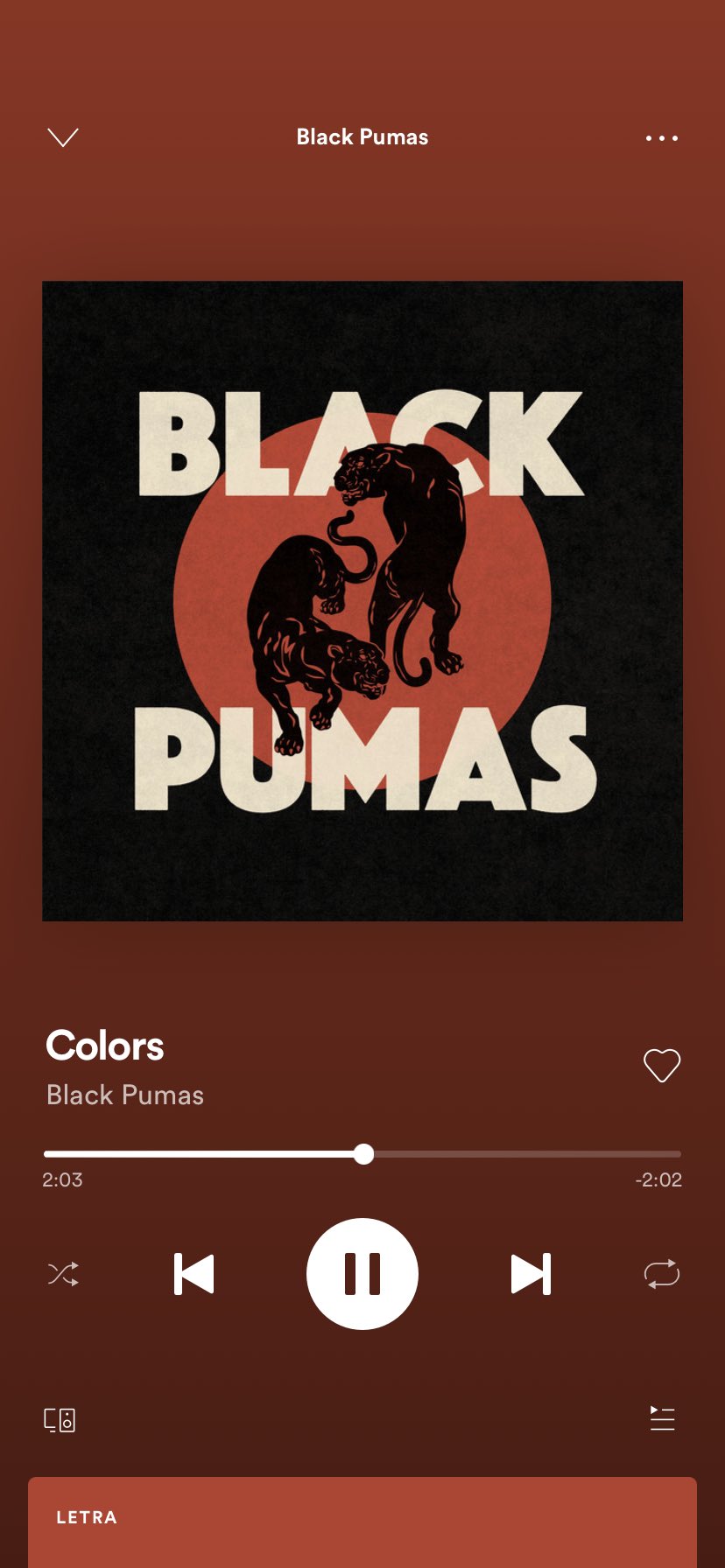 preposición casado Increíble Twitter \ Brau Leche على تويتر: "#CanciónDelDía T8 🎧 ⭐️ Colors - Black  Pumas Leí que esto es soul psicodélico y ahora tengo un nuevo género  musical favorito. Les recomiendo buscar la
