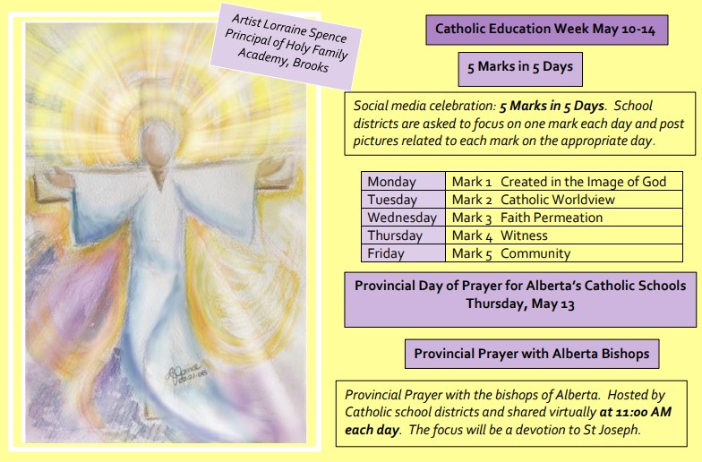 Catholic Education week is 7 days away.  Please join us.  #iBelieveinCatholicEd