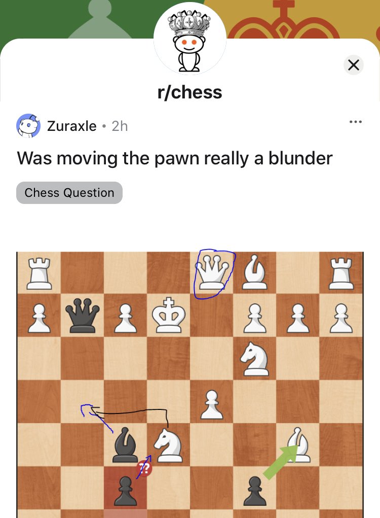 r/anarchychess vs r/chess day 1! Most upvoted move after 24 hours