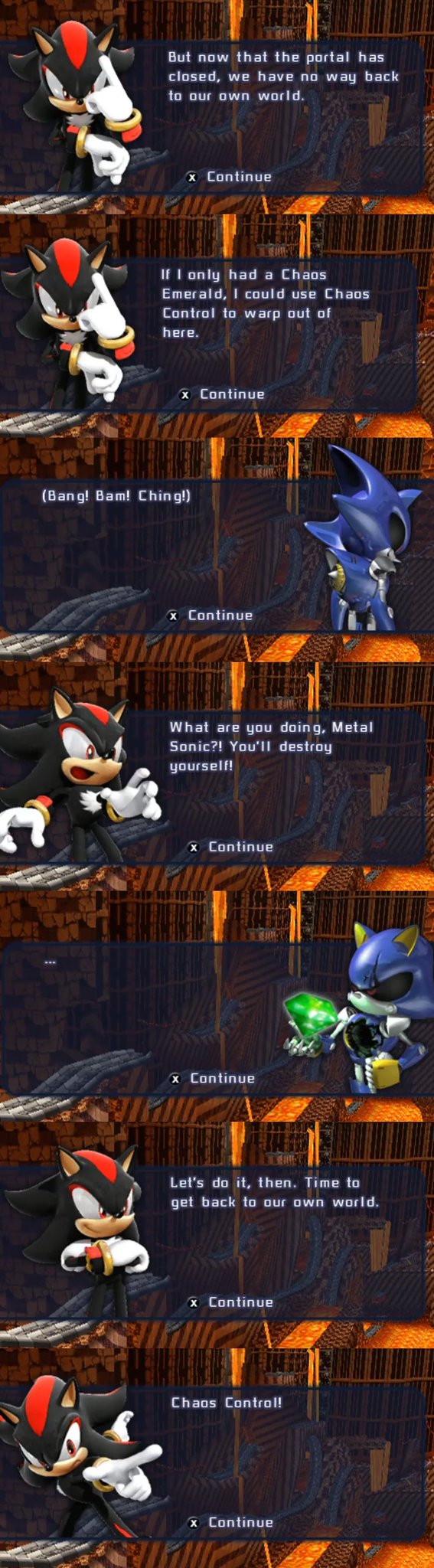Sonic Loreposting on X: Talking about Neo Metal Sonic, this last one is Metal  Sonic but with a new body built by himself, when Eggman modified his AI  making him become more