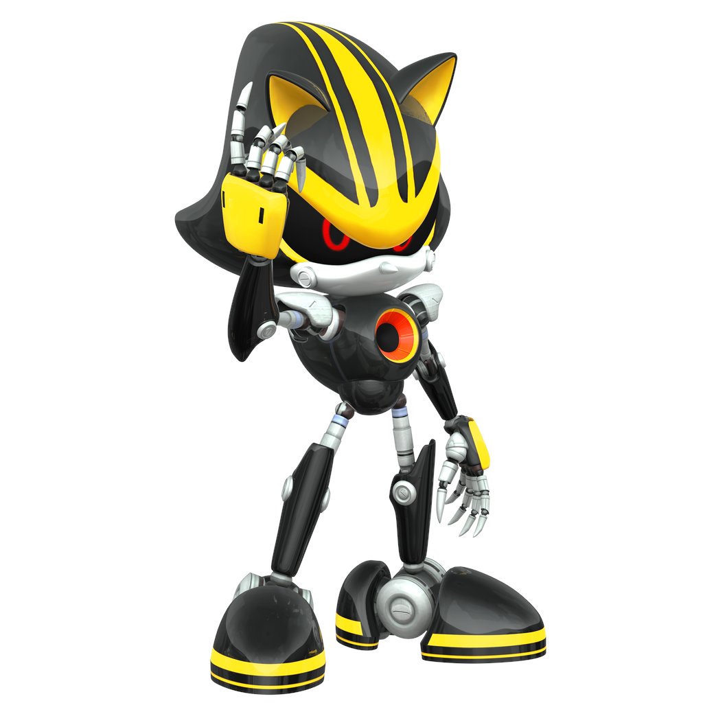 Sonic Loreposting в X: «Talking about Neo Metal Sonic, this last one is Metal  Sonic but with a new body built by himself, when Eggman modified his AI  making him become more