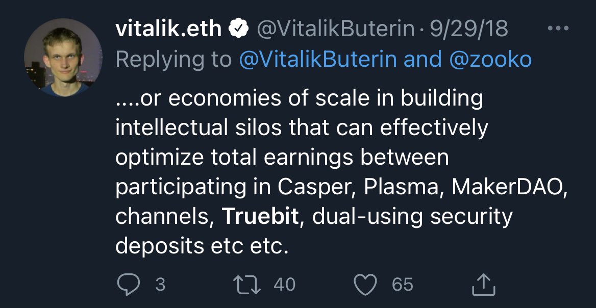 It appears Vitalik Buterin has already taken special interest in the project for its potential to scale  $ETHTake a look at just a few of these references below: