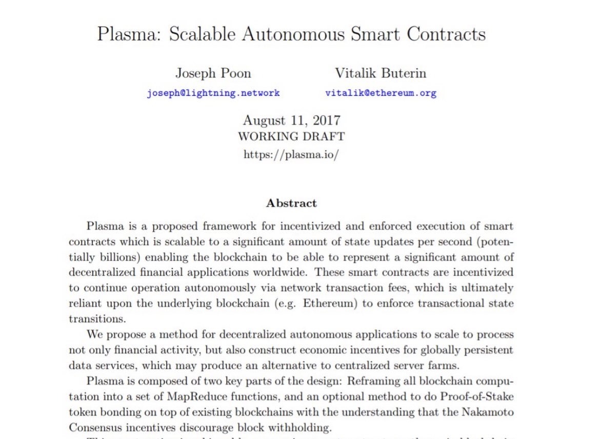 Now why is this so significant?Plasma (also known as Optimism), the leading layer two solution that is used by  $SNX &  $UNI, utilizes compact proofs made possible by Truebit From the Plasma whitepaper: